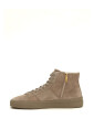sneaker-a-double-boucle-en-daim-greige
