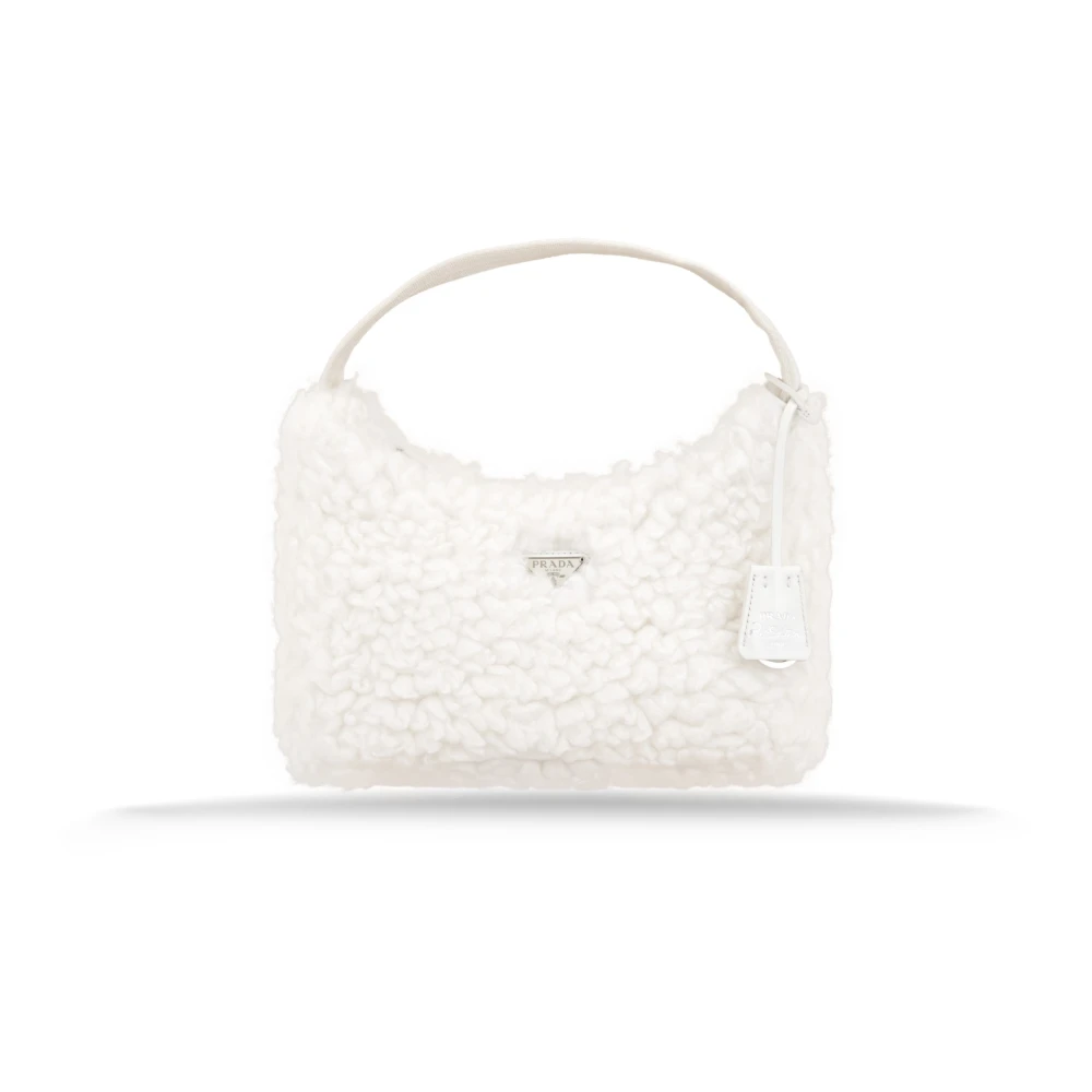 Prada Stijlvolle Handtas met Rits White Dames