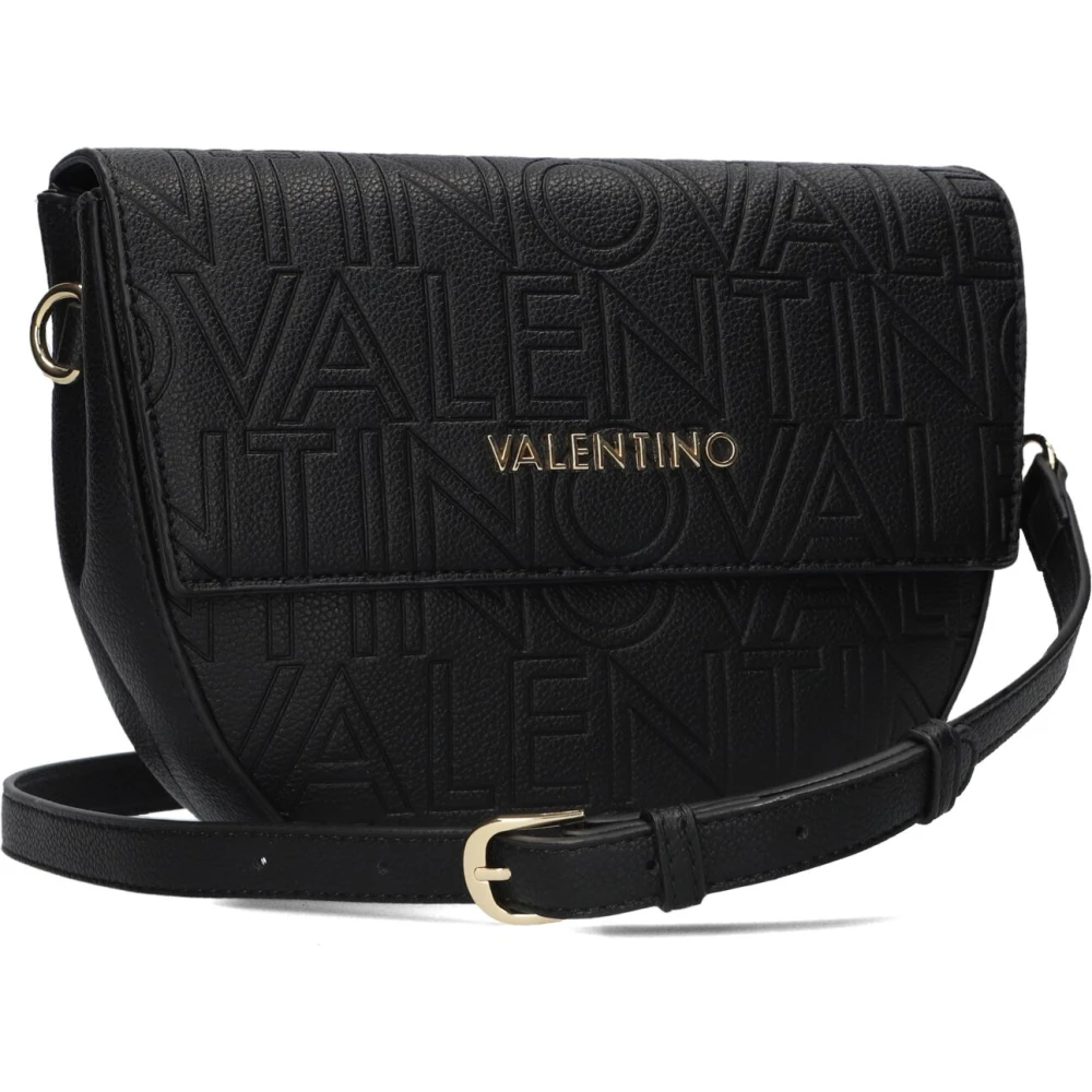 Valentino Elegante Pansy Flap Tas Black Dames