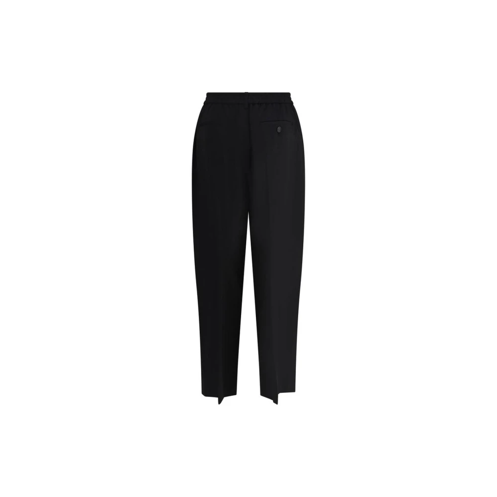 alexander wang Stijlvolle broek met elastische tailleband en zakken Black Dames