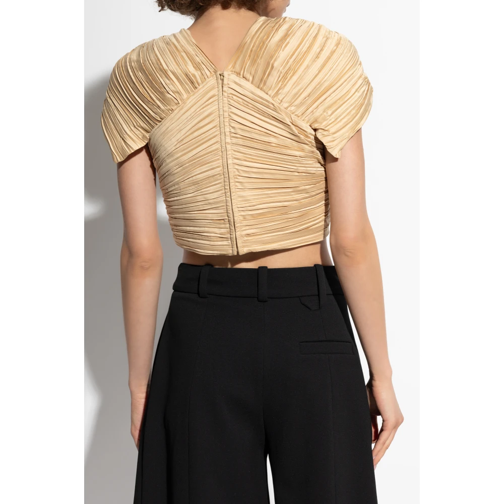 Cult Gaia Top Genesis Beige Dames