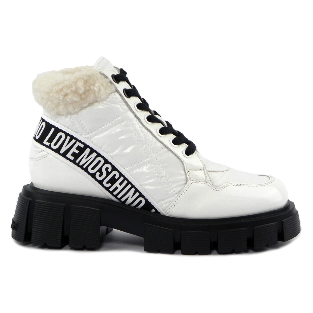 Love Moschino Vinterstövlar White, Dam