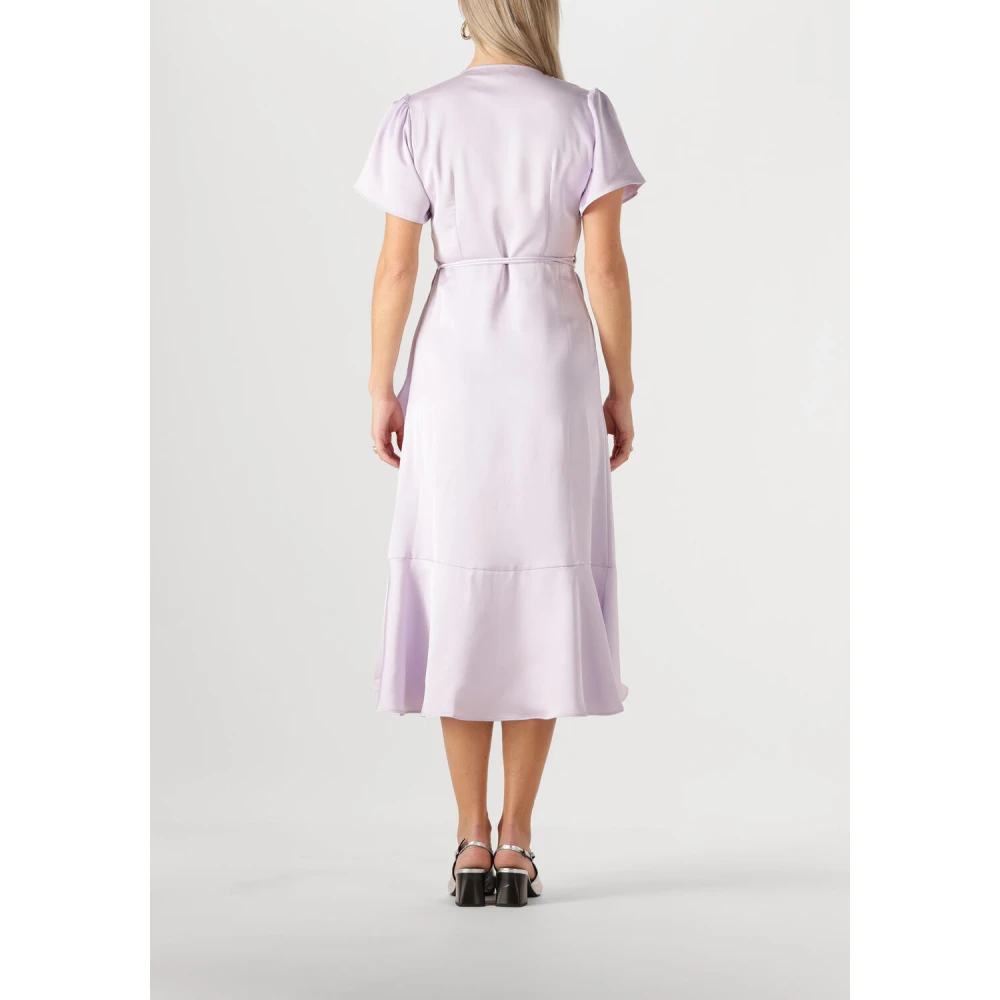 Notre-v Lila Midi Jurk Purple Dames