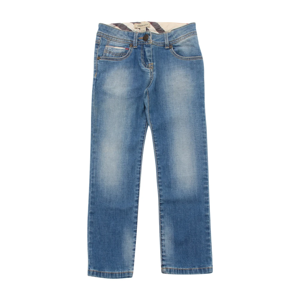 Burberry Girls Blue Jeans, 5 Y, Kids Denim Jeans Trousers
