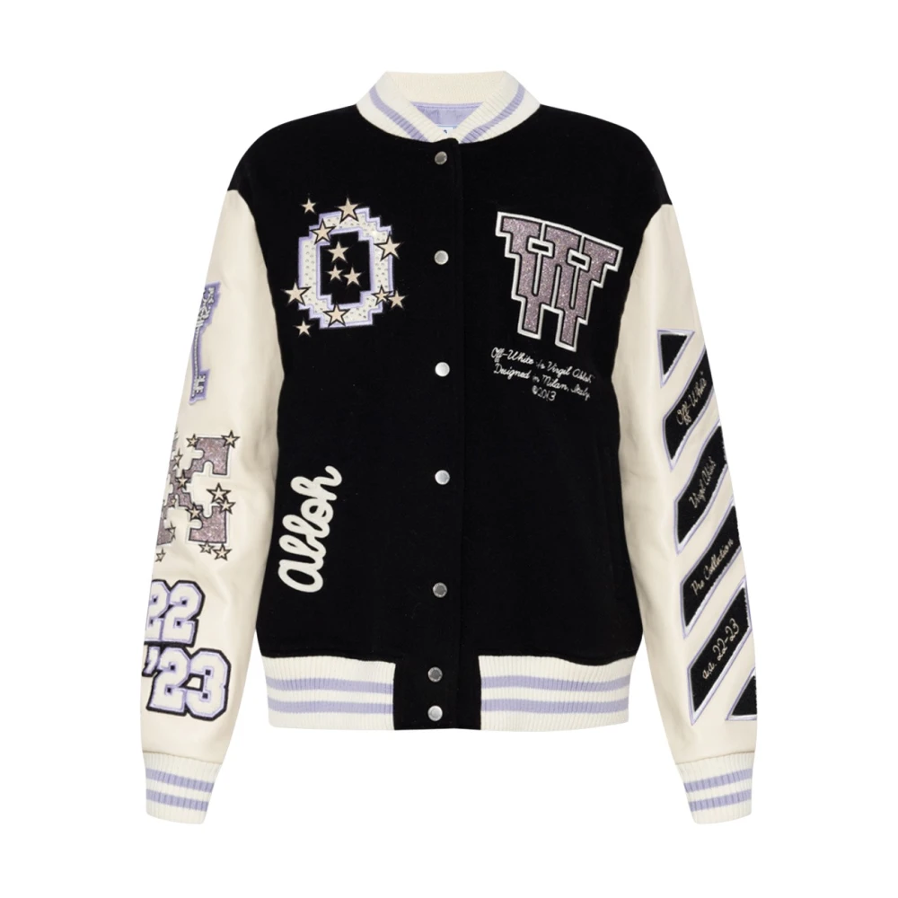 Jackets > Bomber Jackets - - Off White - Modalova