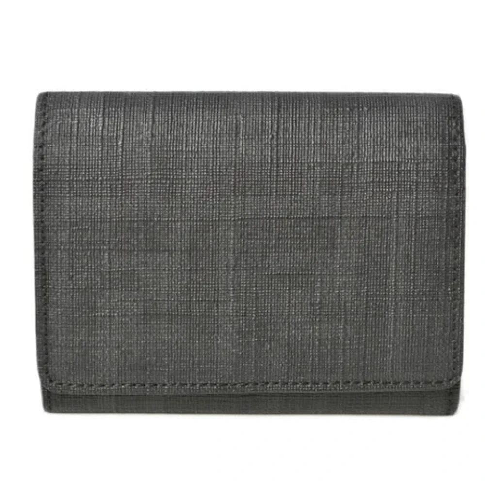 Fendi Vintage Pre-owned Canvas wallets Gray Dames