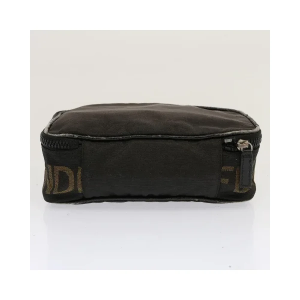 Fendi Vintage Pre-owned Cotton fendi-bags Black Dames
