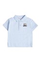polo-bleu-avec-patch-ours