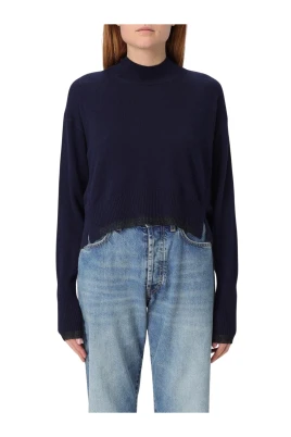 Mysig Cashmere Mock Neck Sweater