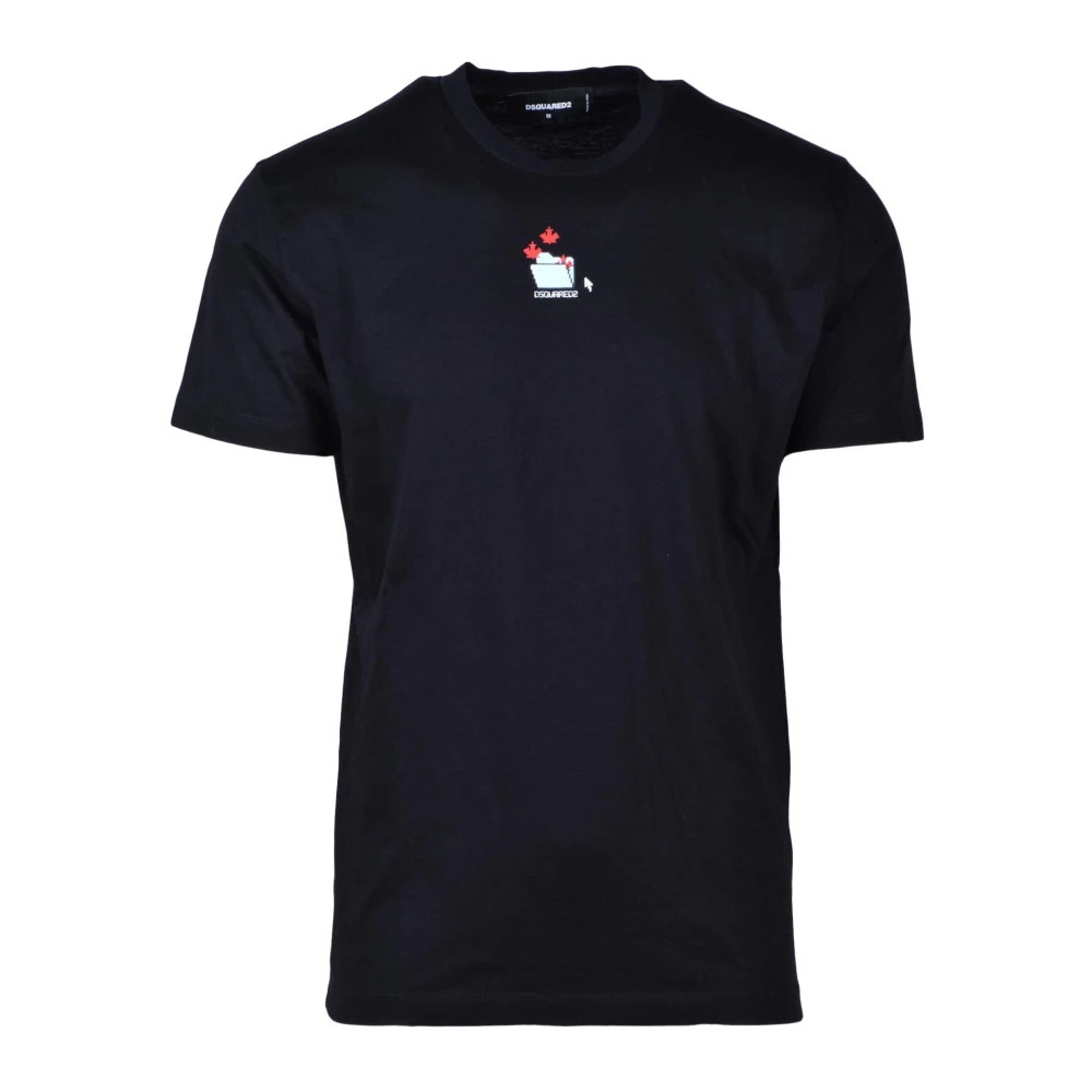 Dsquared2 Katoenen T-shirt Black Heren