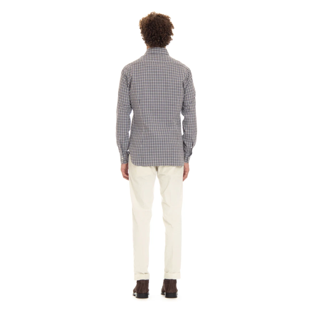 Barba Micro Patroon Maatwerk Overhemd Multicolor Heren