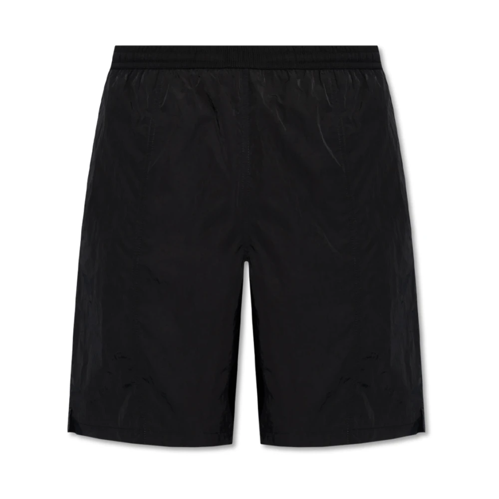 Ami Paris Zwemshorts met logo Black Heren