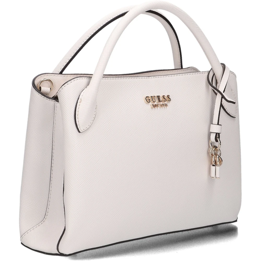 Guess Elite Satchel Witte Handtas White Dames