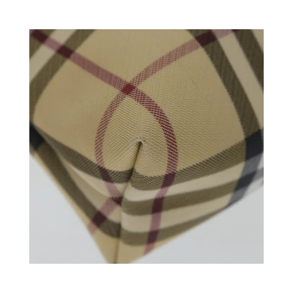 Burberry Vintage Pre-owned Canvas pouches Beige Dames