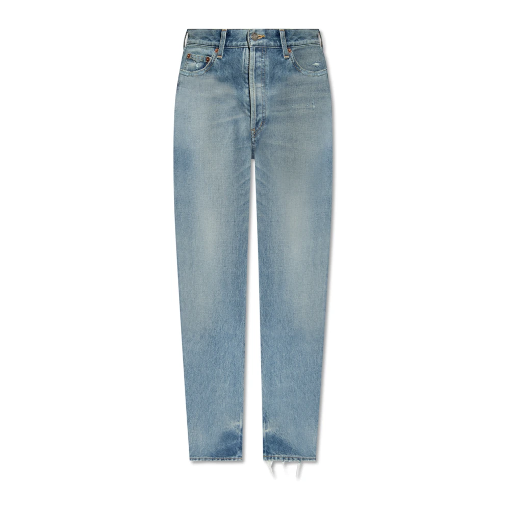 Saint Laurent Tapered leg jeans Blue Dames