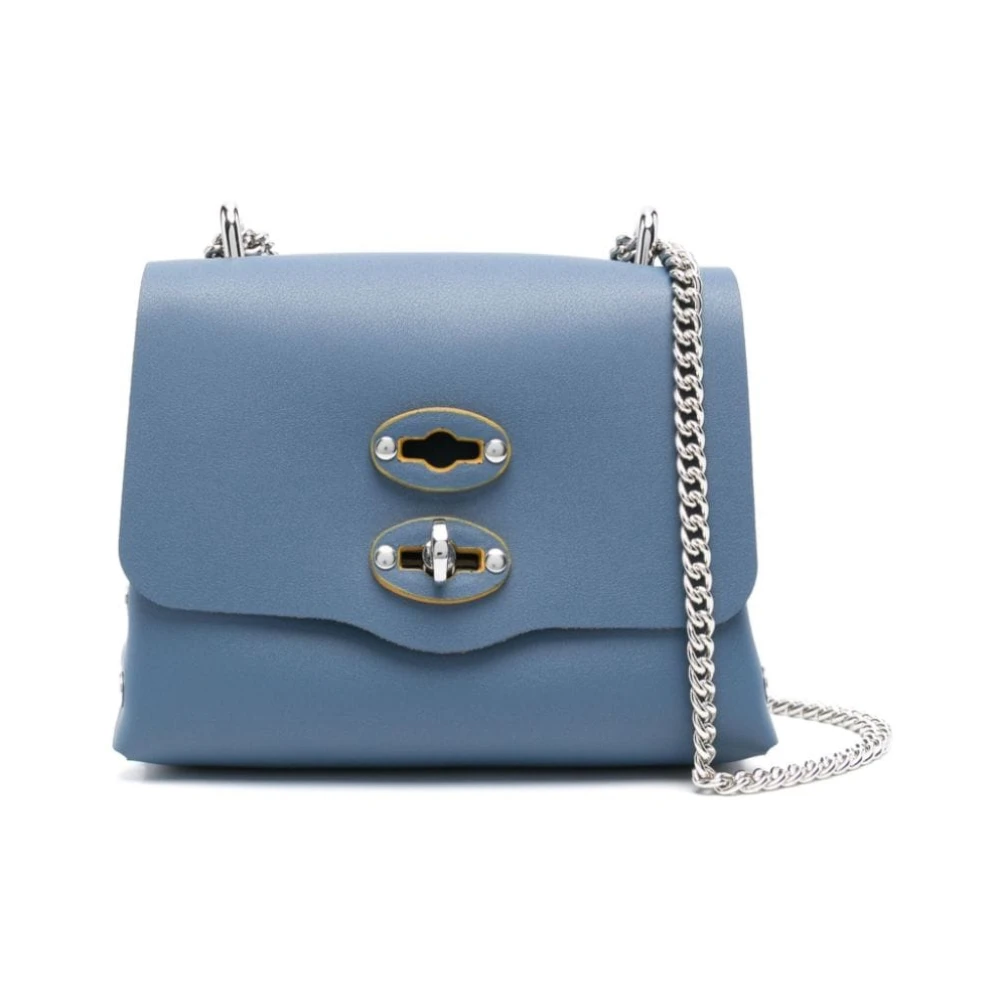 Zanellato Blauwe Ming Sbaby Crossbody Tas Blue Dames