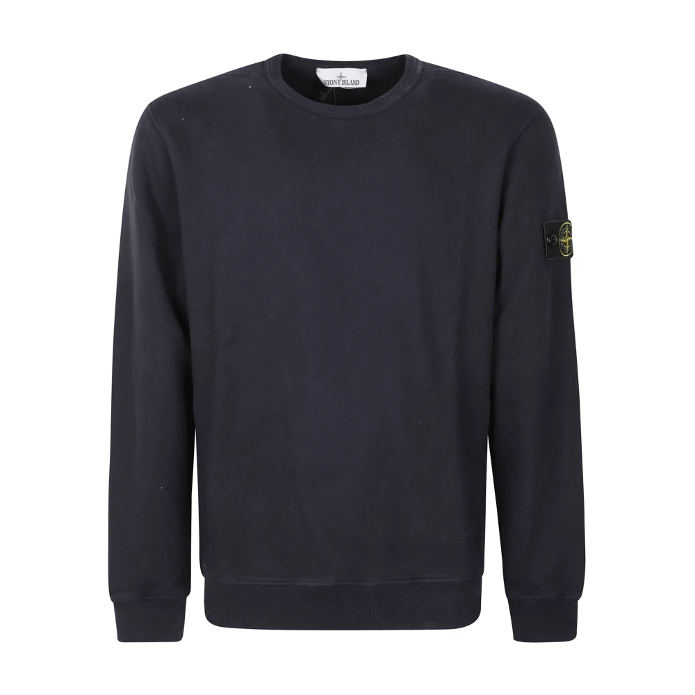 Stone Island Sweatshirt - Male - Sweatshirts - Blue - L - Sweatshirts & Hoodies