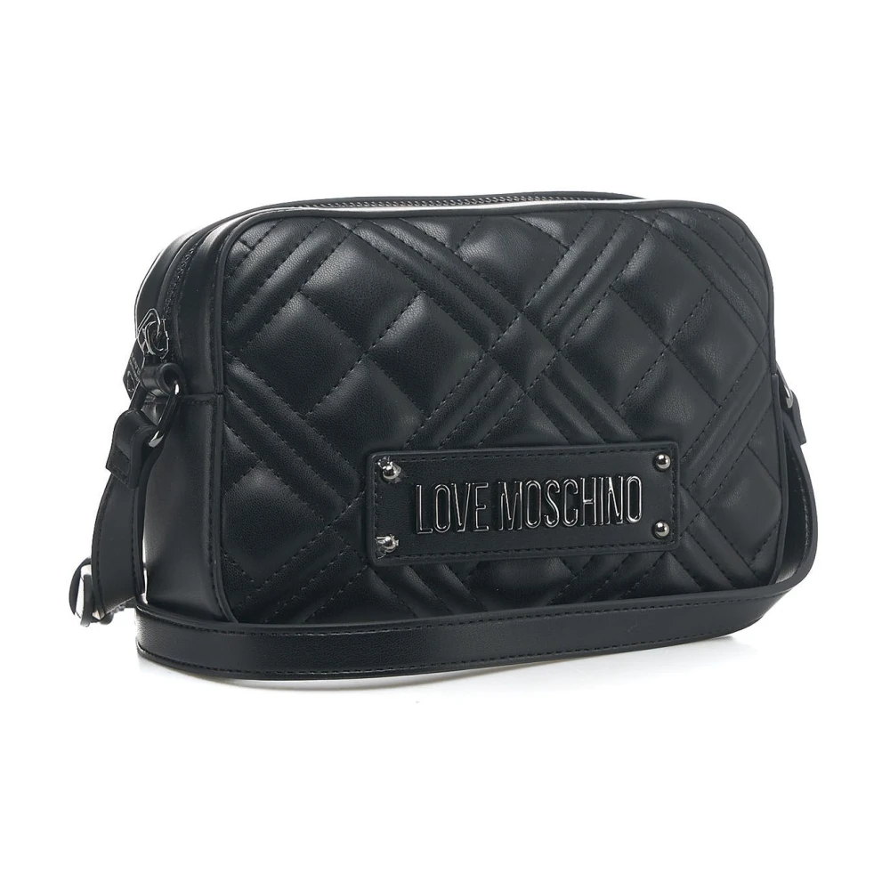 Love Moschino Gewatteerde Zwarte Schoudertas Black Dames