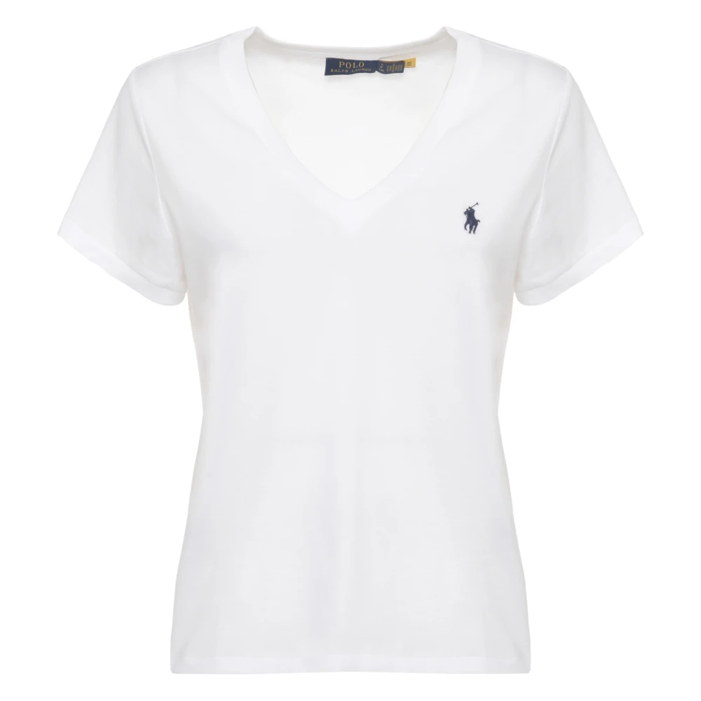 Ralph Lauren Donna Bianco Top, M, New,