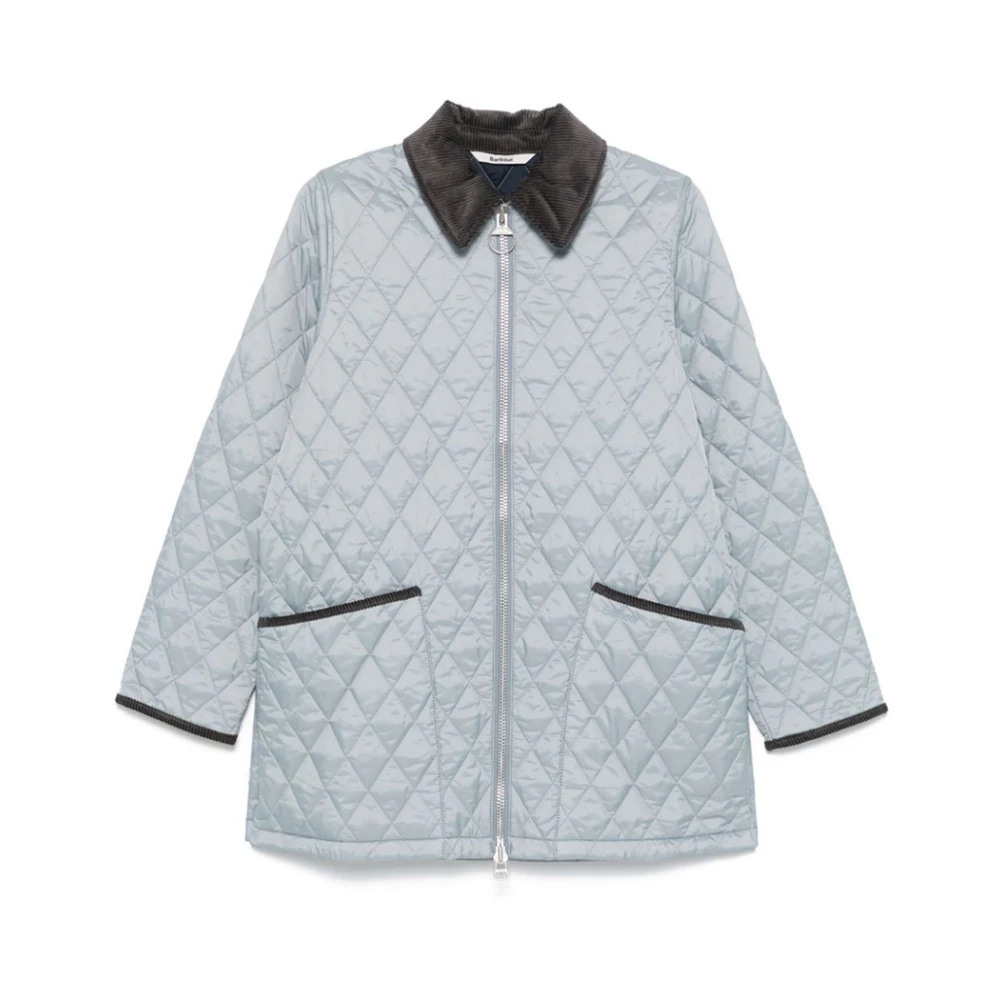 Barbour Gewatteerde jas met Alexa Chung ontwerp Blue Dames