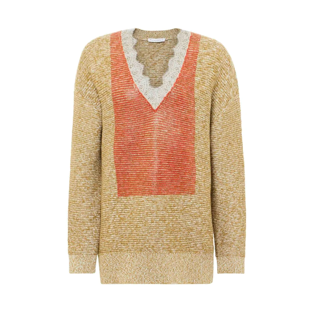 Knitwear > V-neck Knitwear - - JW Anderson - Modalova