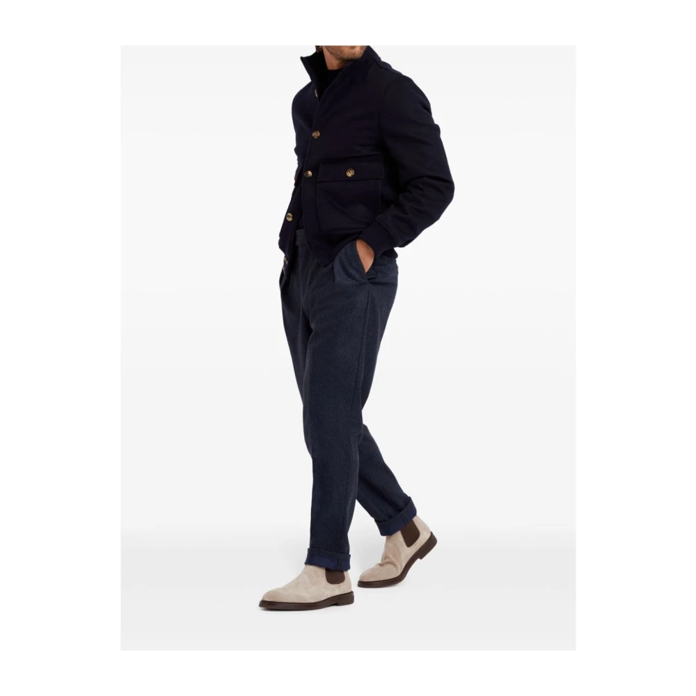 BRUNELLO CUCINELLI Elegante Jassen Collectie Blue Heren
