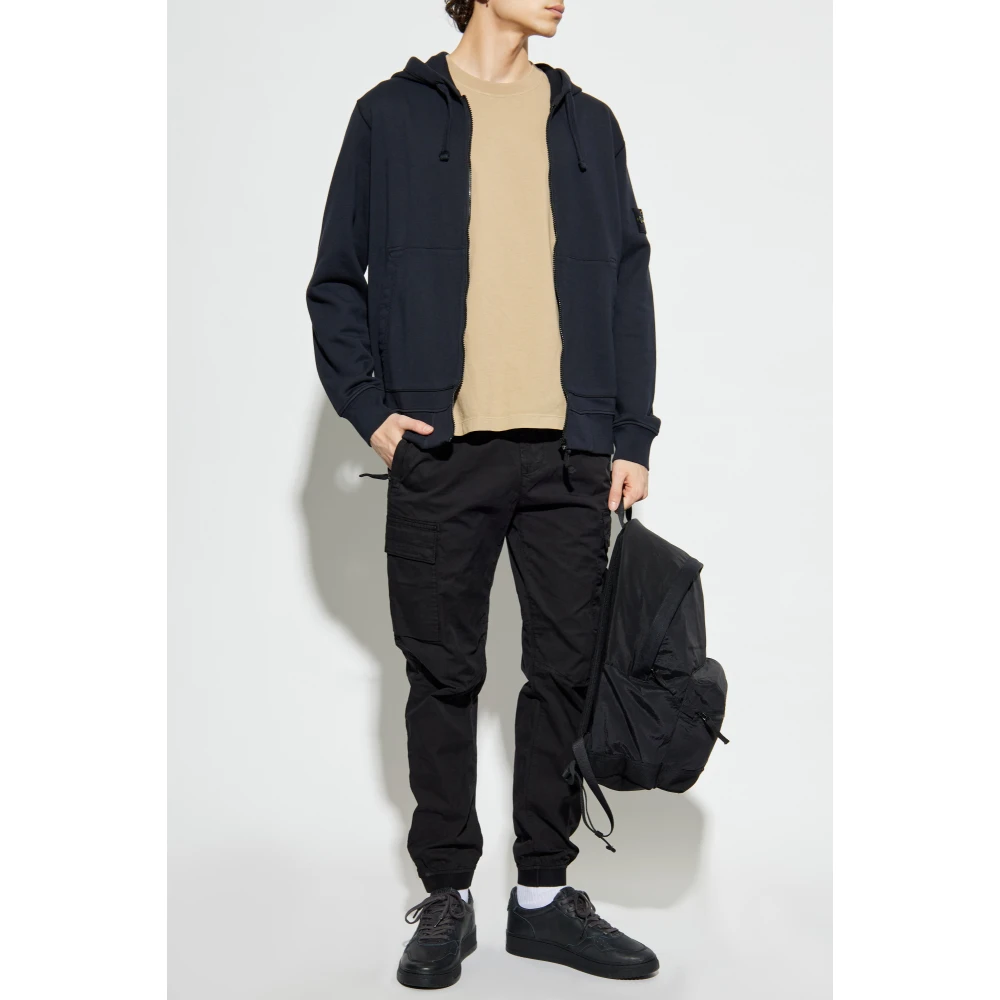 Stone Island Hoodie Blue Heren