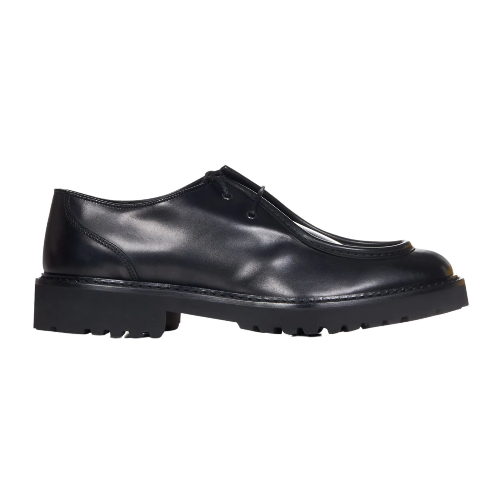 Doucal's Zwarte Veterschoenen Black Heren