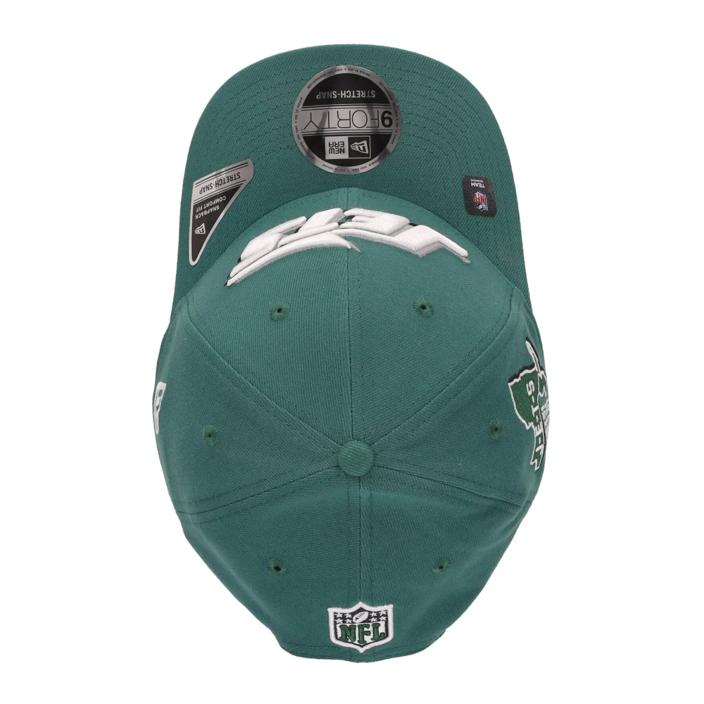 new era NFL Draft Curvy Visor Hat Jets Green Unisex