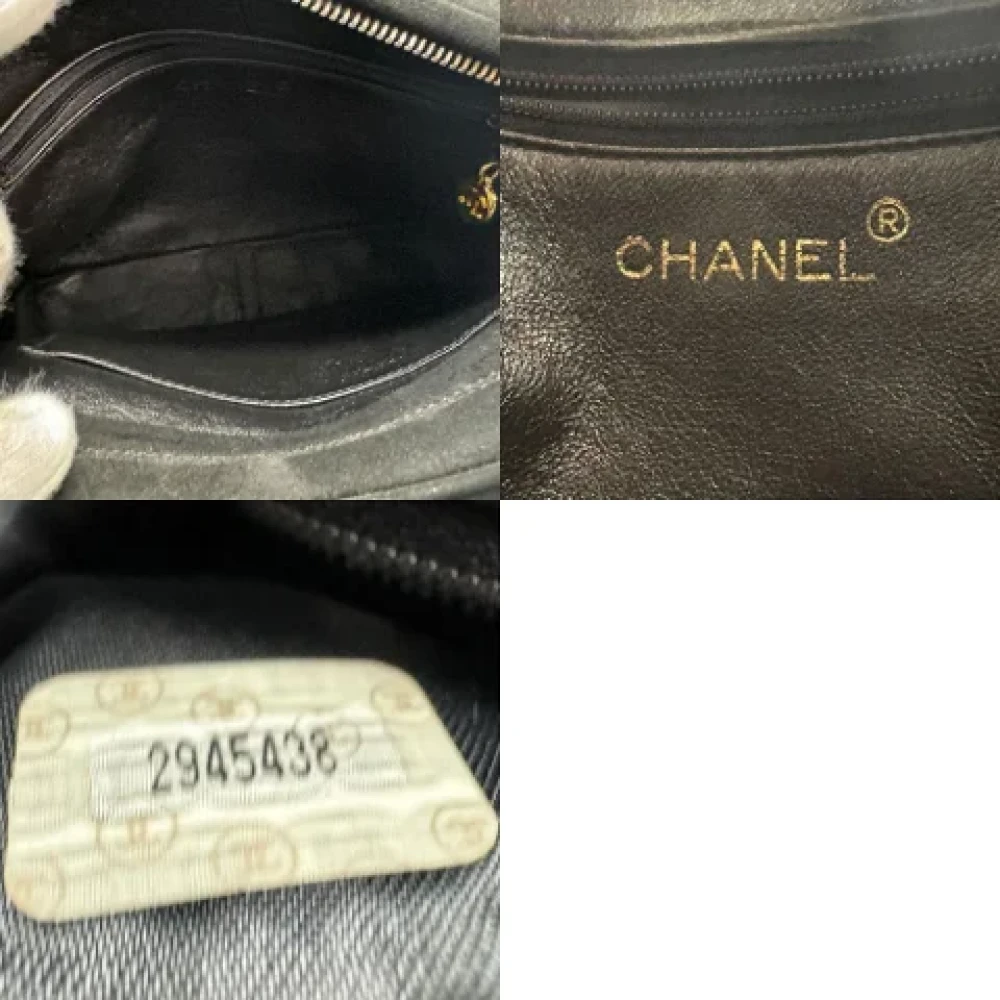 Chanel Vintage Pre-owned Suede chanel-bags Black Dames