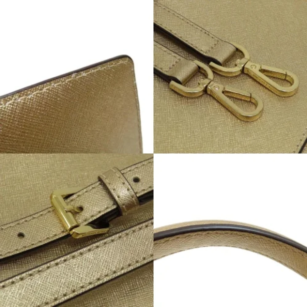 Michael Kors Pre-owned Leather handbags Yellow Dames
