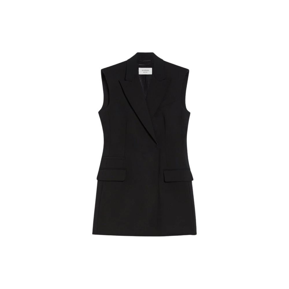 SPORTMAX Dubbel-Borst Zwart Jack Black Dames