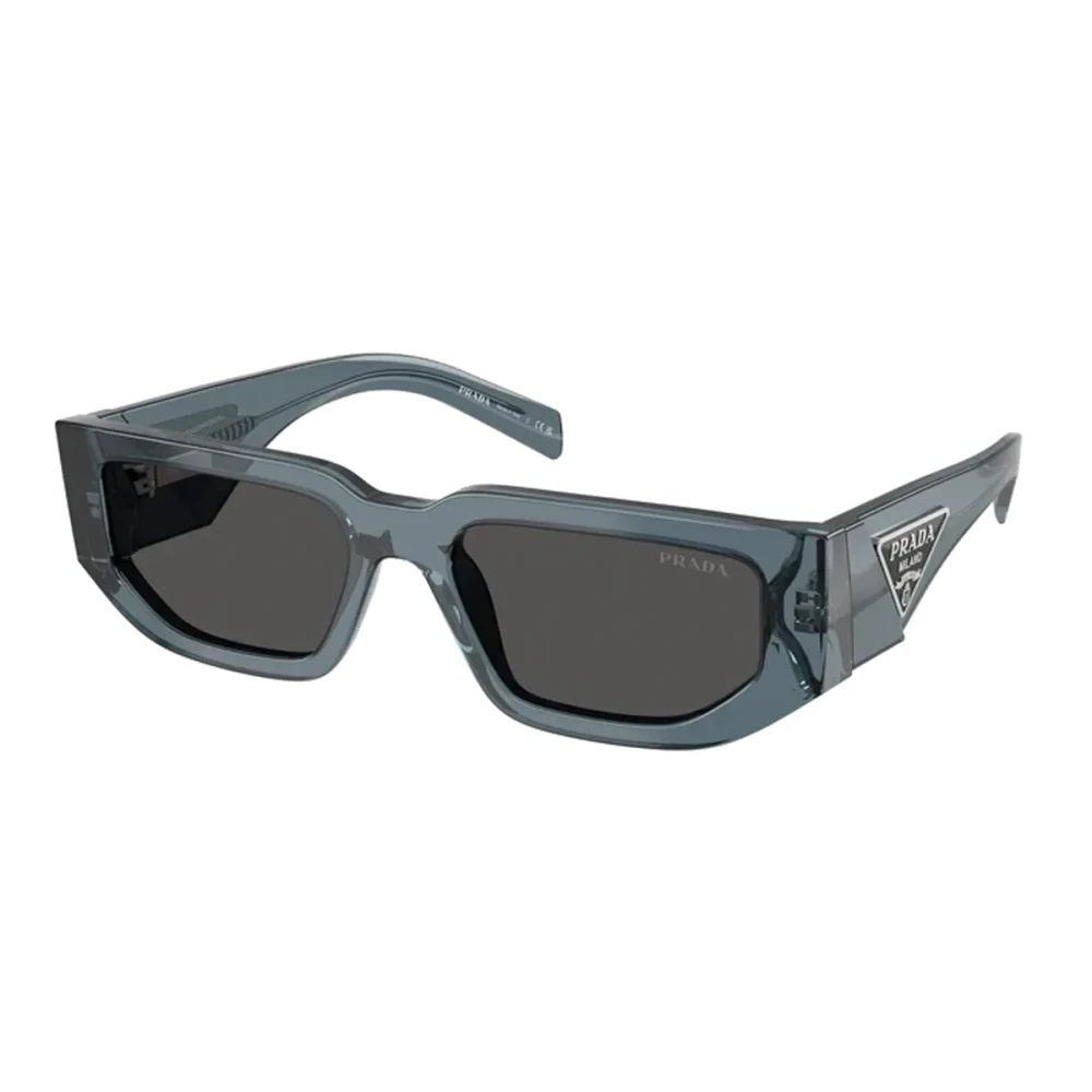 Prada Unisex Blue Sunglasses, 54 Mm, Geometric Oversized Sunglasses
