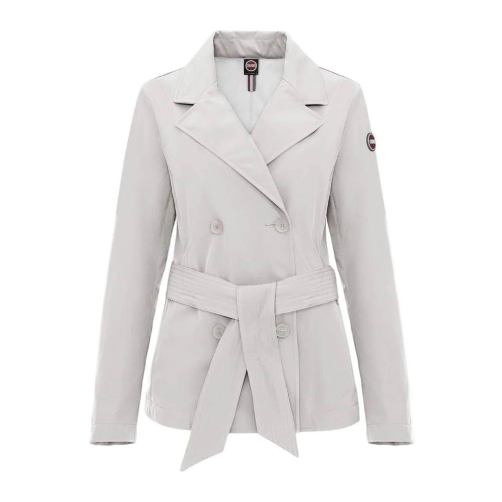 Colmar Women's Beige Short Softshell Trench With Belt - Trench Coats - Xs - Coats