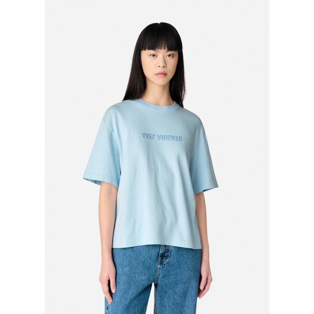 Axel Arigato Verdraai T-shirt Blue Dames