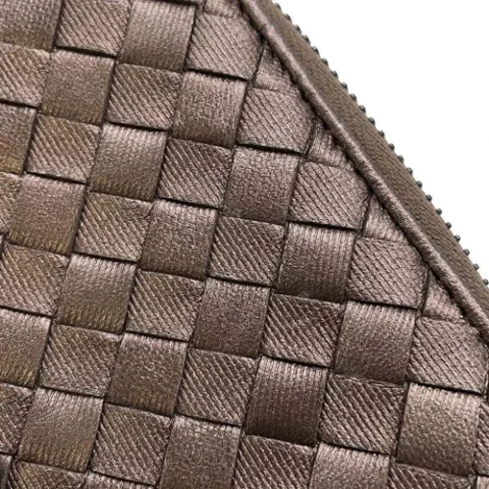 Bottega Veneta Vintage Pre-owned Leather wallets Brown Heren