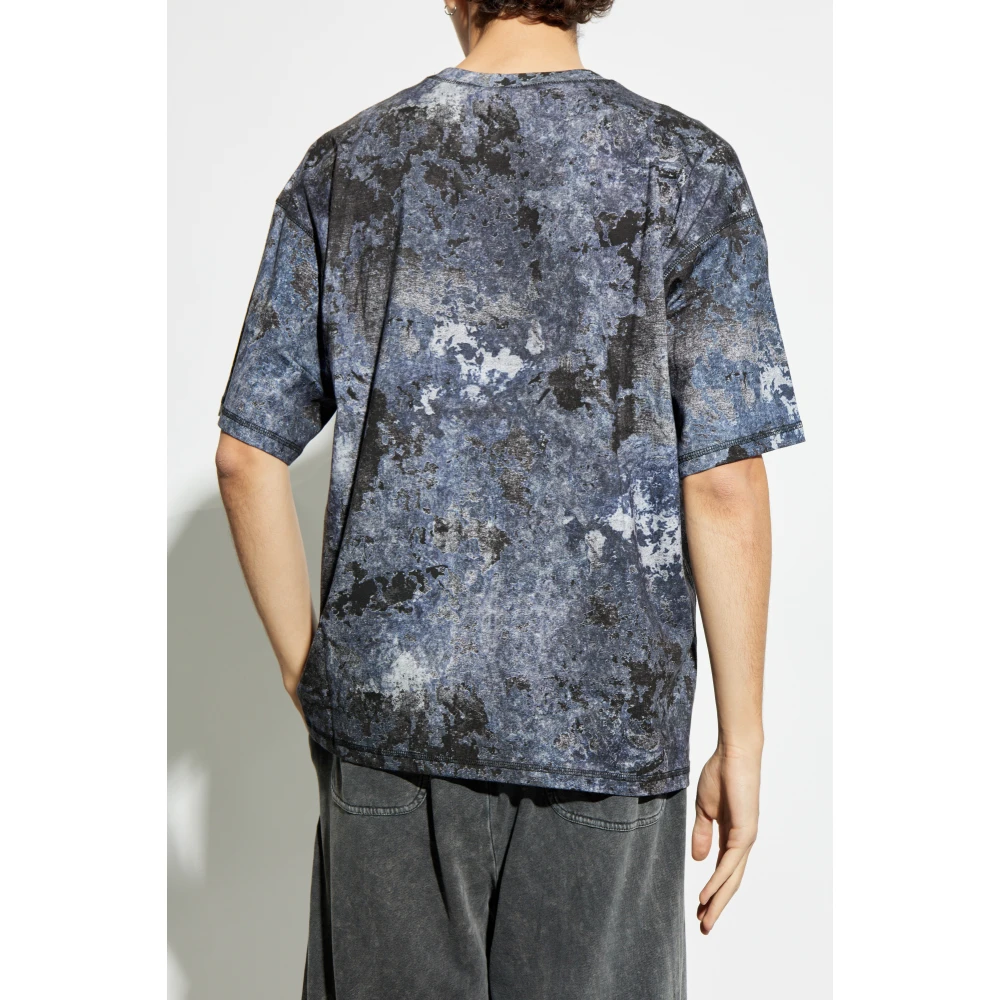 Diesel T-shirt T-Boxt-R12 Blue Heren