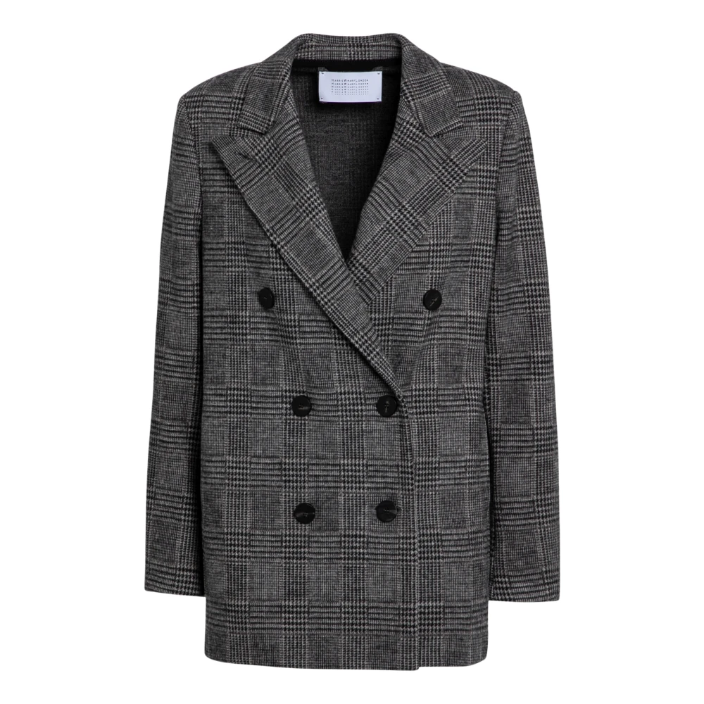 Harris Wharf London Double-Breasted Blazer Gray Dames