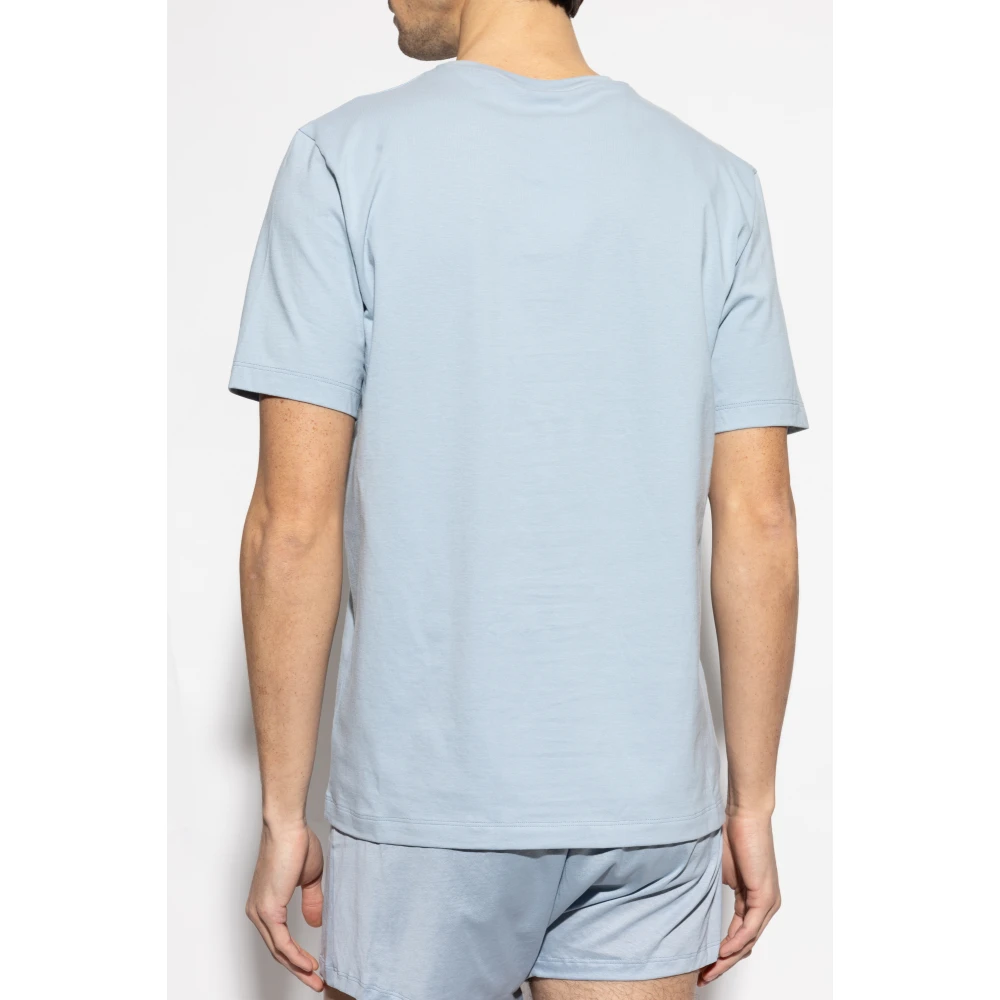 Hanro T-shirt Living Blue Heren