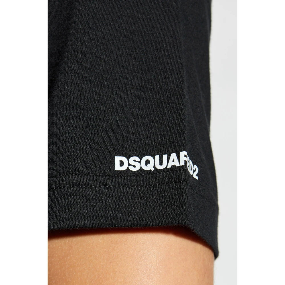 Dsquared2 Driepack t-shirts uit de 'Underwear' collectie Black Heren
