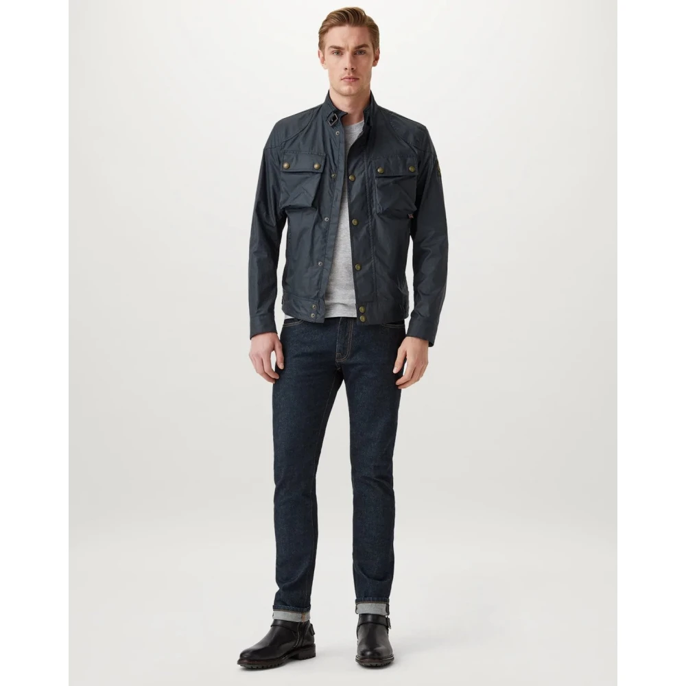 Belstaff Stijlvolle en praktische lichtgewicht jas voor heren Blue Heren