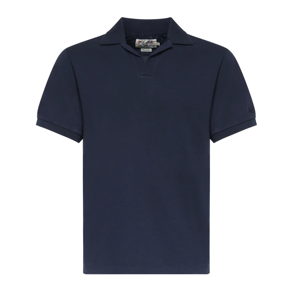 Mc2 Saint Barth Blue Polo Shirts, Male, 2XL, Charles Polo