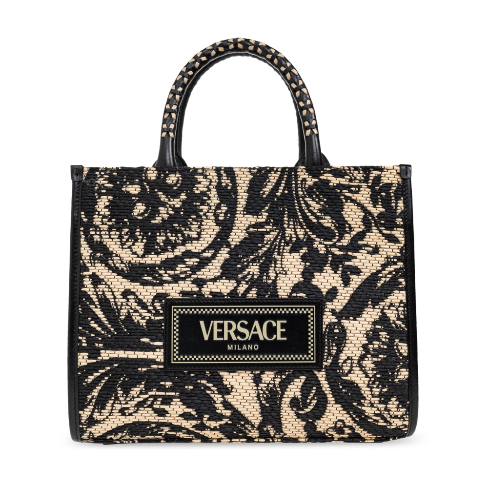 Versace Shopper tas Black Dames
