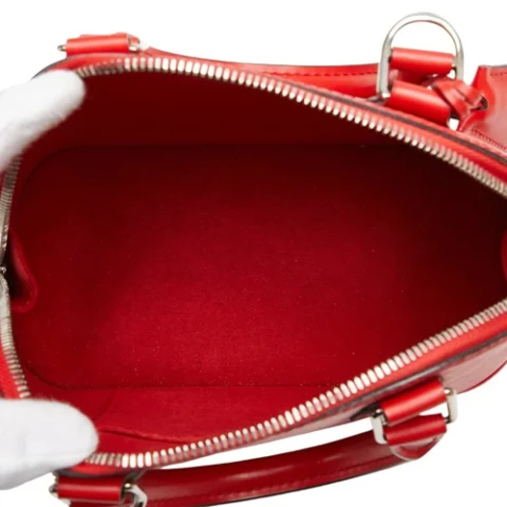 Louis Vuitton Vintage Pre-owned Leather louis-vuitton-bags Red Dames