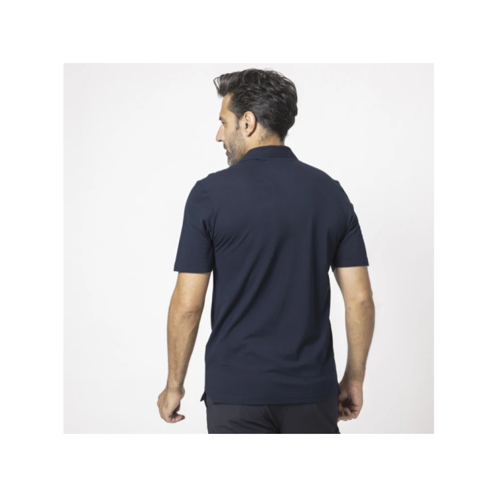 Gran Sasso Polo Shirt Blue Heren