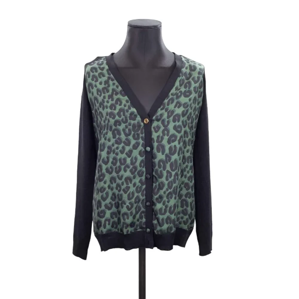 Louis Vuitton Vintage Pre-owned Wool tops Green Dames