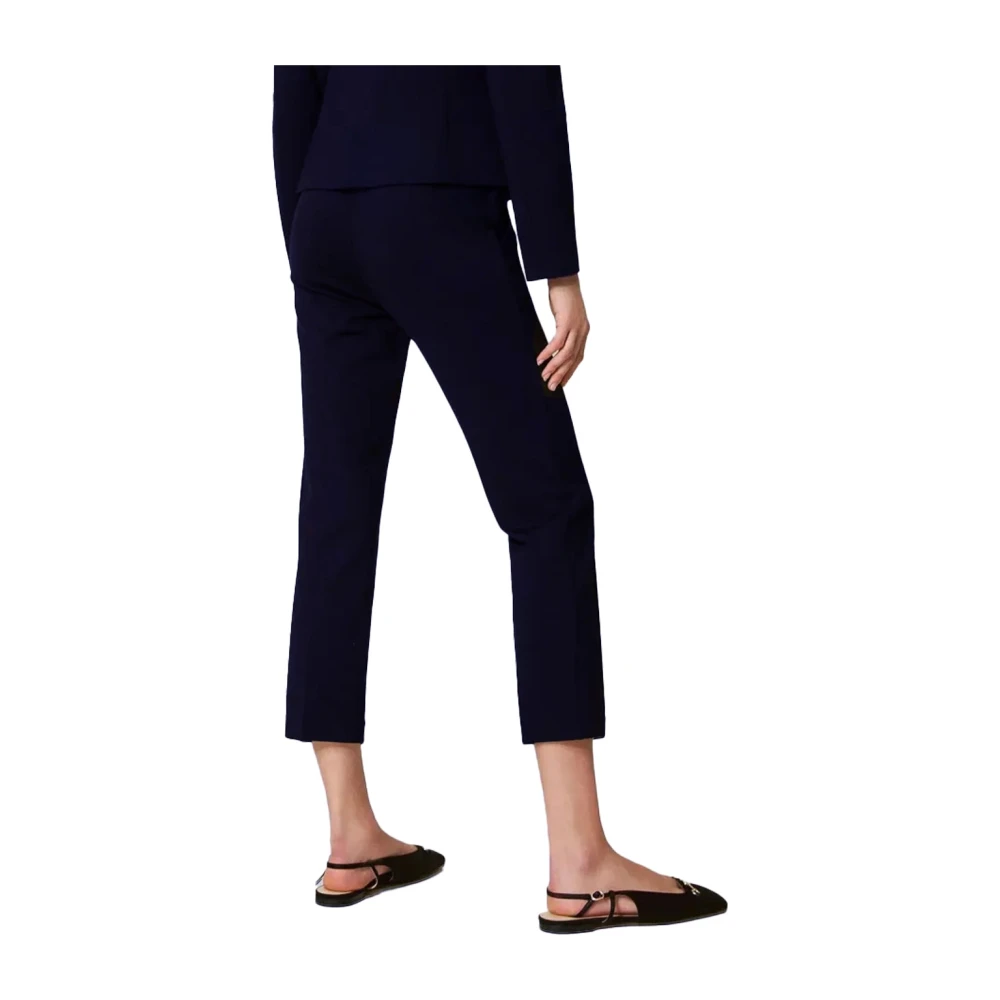 Twinset Viscose Zeemansbroek Blue Dames