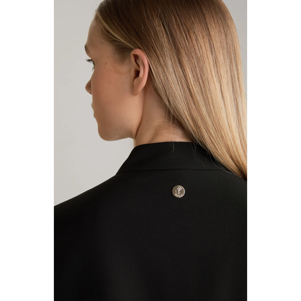 Joop! Zwarte damesblouse met verborgen sluiting Black Dames
