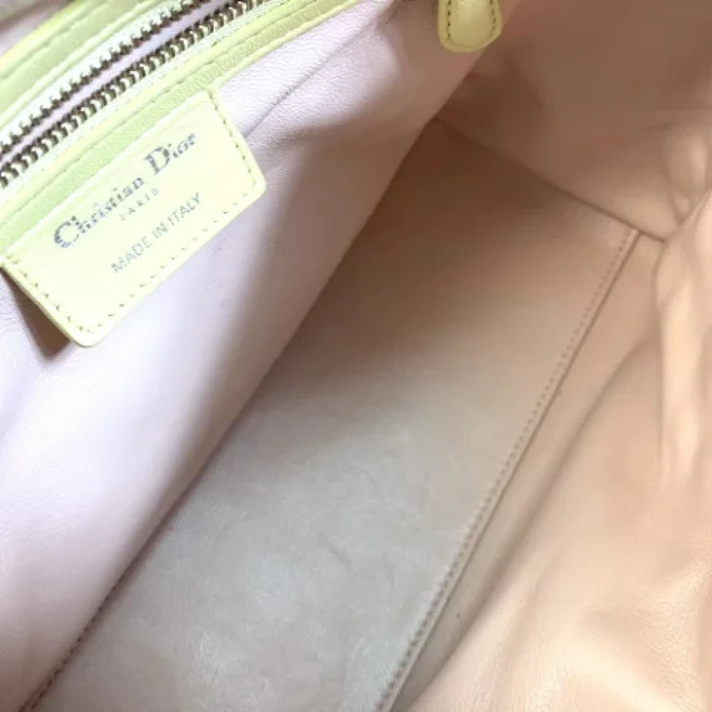 Dior Vintage Pre-owned Leather dior-bags Green Dames