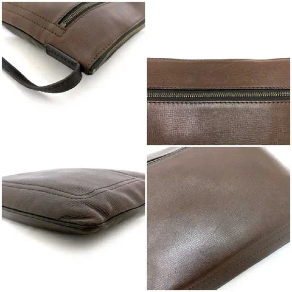Louis Vuitton Vintage Pre-owned Leather shoulder-bags Brown Heren